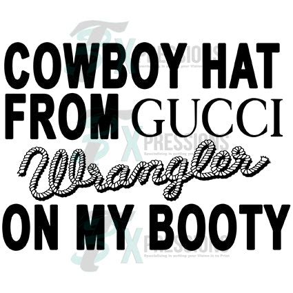 cowboy hat by gucci wrangler on my bootie|Wrangler On His Booty: Lil Nas X On The Making And The Magic .